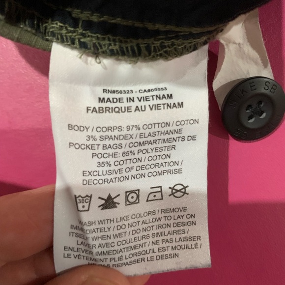 Nike SB olive green cargo pants size 34 🌳🌳🌳🌳🌳🌳🌳🌳🌳 - Picture 7 of 10